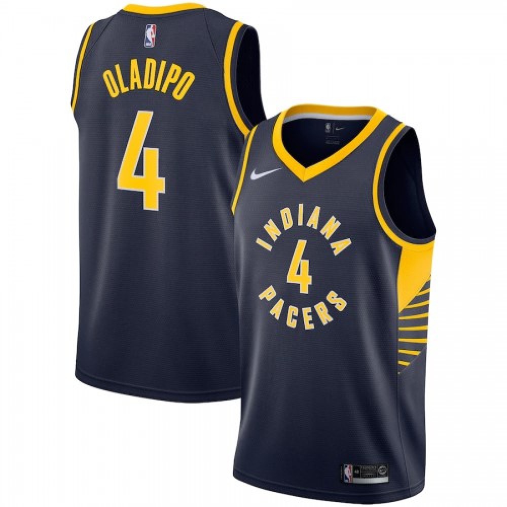Men's Indiana Pacers Victor Oladipo #4 Navy Swingman Jersey - Icon Edition-Pro Kit Vault | Brand New 26/27 Sports Jerseys